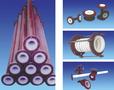 鋼襯聚四氟乙烯、聚丙烯復(fù)合管、管件